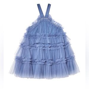 Tutu Du Monde Blue ruffle dress